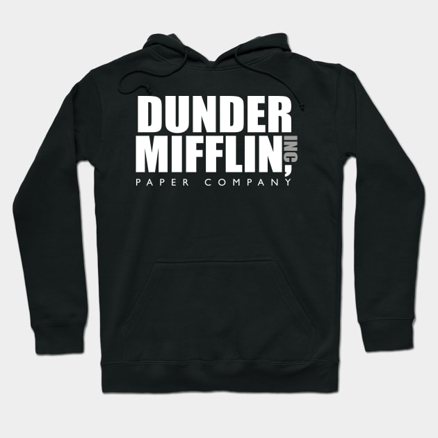 The Office Dunder Mifflin Inc, Paper Company Hoodie by Hataka
